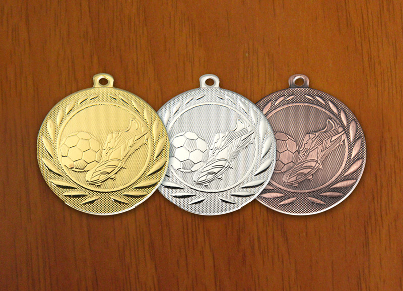 medal 50 mm piłka nożna - brązowy (produkt niedostępny) puchary statuetki medale