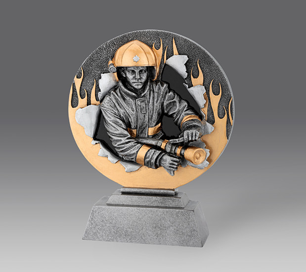 statuetka FG1180 strażak, h.20 (produkt niedostępny) puchary statuetki medale