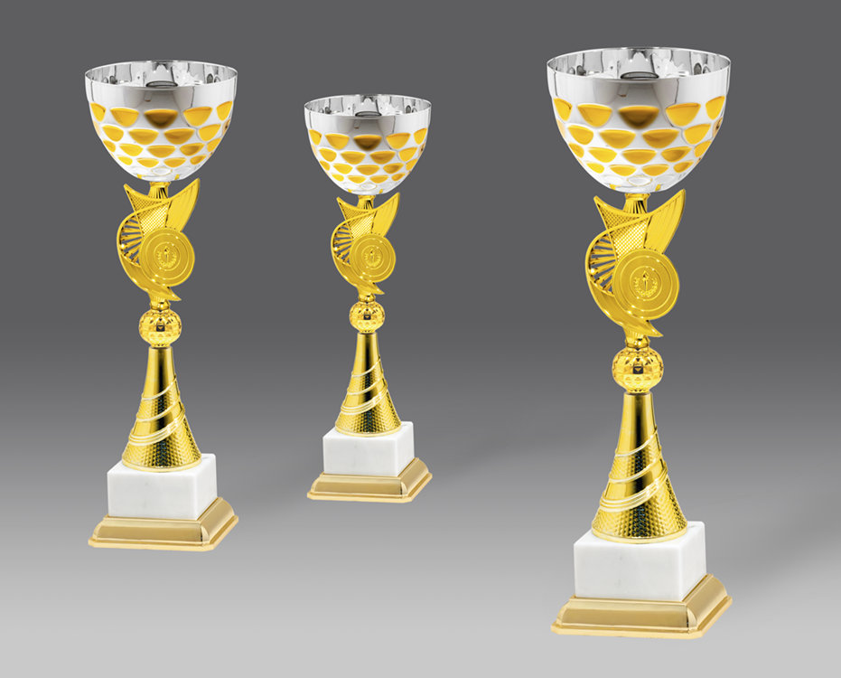 Puchar G26536 3, &oslash;14, h.40 (produkt niedost�pny) puchary statuetki medale