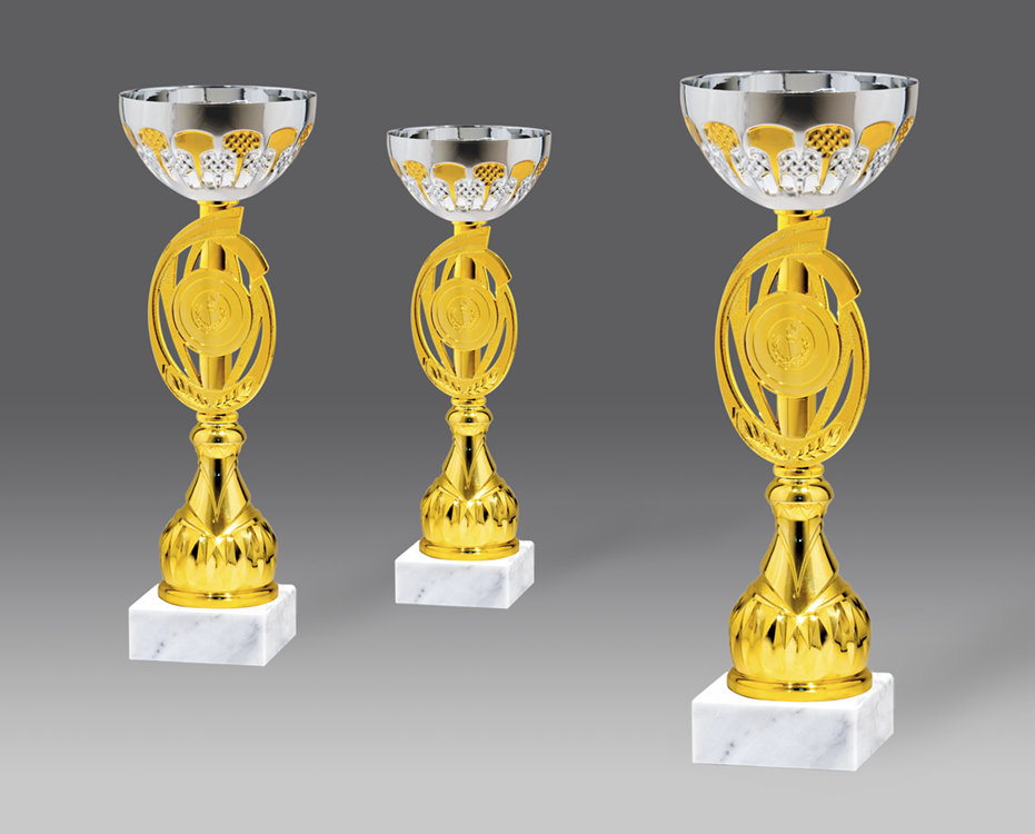 Puchar G26630 3, &oslash;14, h.38 (produkt niedost�pny) puchary statuetki medale