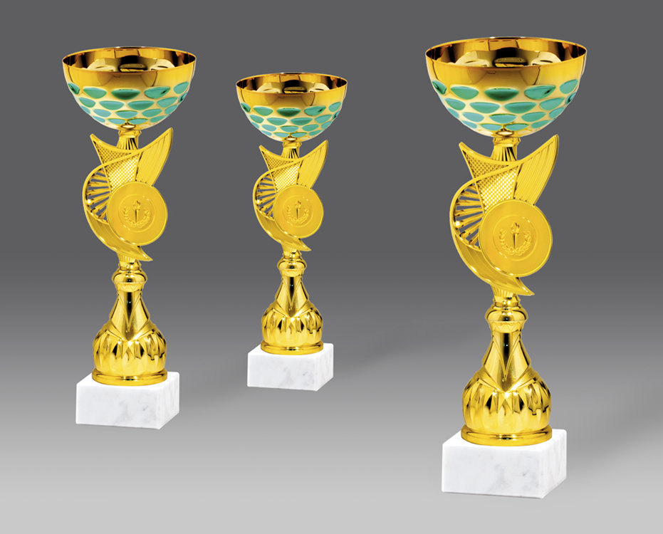 Puchar G26652 3, &oslash;14, h.34 (produkt niedost�pny) puchary statuetki medale