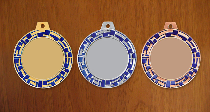 medal 70 mm na wklejkę 50 mm - brązowy (produkt niedostępny) (stara kolekcja) puchary statuetki medale