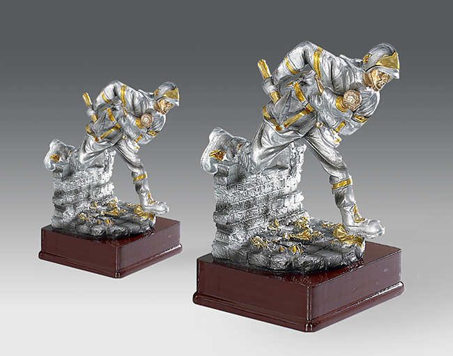 statuetka PCS24601 2 strażak, h.29 (produkt niedostępny) (stara kolekcja) puchary statuetki medale